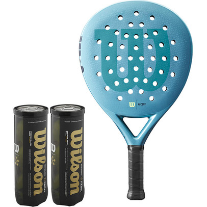 Wilson Racket + Balls Pack 5