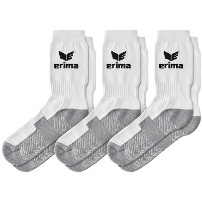 Erima 3 pares 118402 sneakersocken 118403 blanco negro Sport socks kurzsocke nuevo!