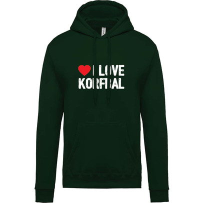 i love korfbal hoodie
