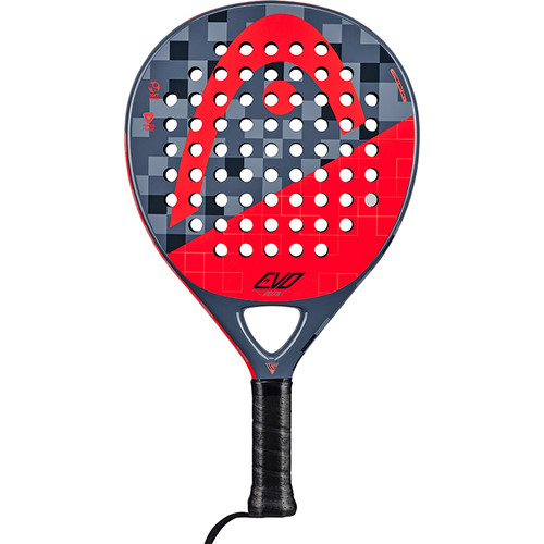 Head Evo Delta 2022 Raquette Padel – Noir/Rouge, Zone Oversize, Idéale Débutants