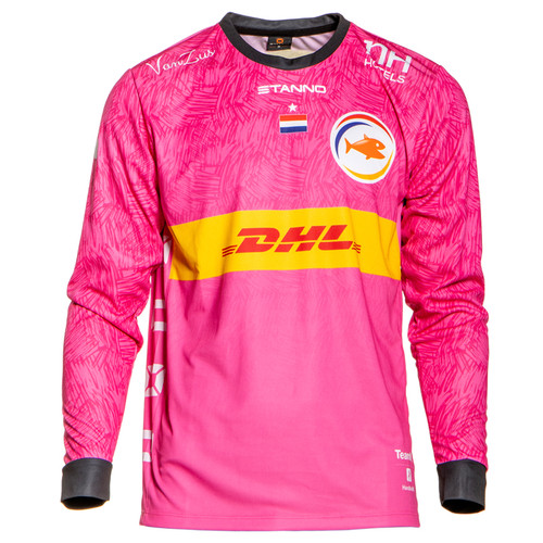 Maillot De Handball Rhein Neckar Mannheim DKB Germany - Signé, Hummel, Occasion