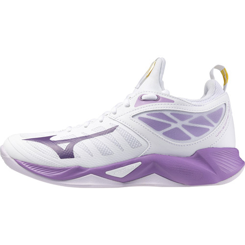 Mizuno バスケットボールシューズ グレージャ2/ホワイト/パープル Mizuno バスケットボールシューズ グレージャ2/ホワイト/パープル