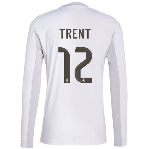 adidas Real Madrid Home Kit Longsleeve Trent 12 - PassaSports.com