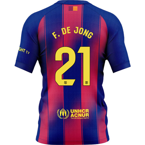 Nike FC Barcelona Home Kit F. de Jong 21 Kids - PassaSports.com