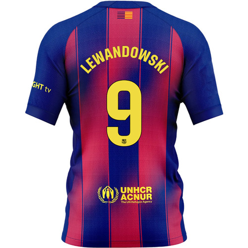 Nike FC Barcelona Match Home Kit Lewandowski 9 - PassaSports.com
