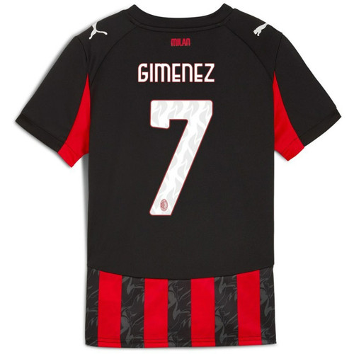 Puma AC Milan Home Shirt Giménez 7 Kids - PassaSports.com