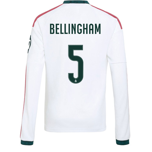  Real Madrid BELLINGHAM 5 長袖 adidas Real Madrid Home Long Bellingham 5 Kids - PassaSports.com
