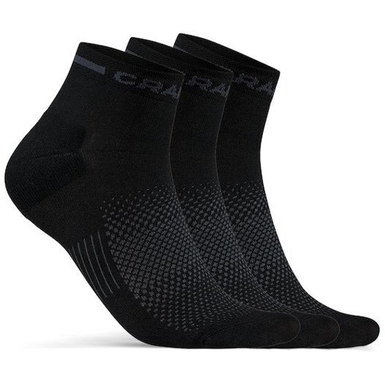 Core Dry Mid Strumpor 3-pack