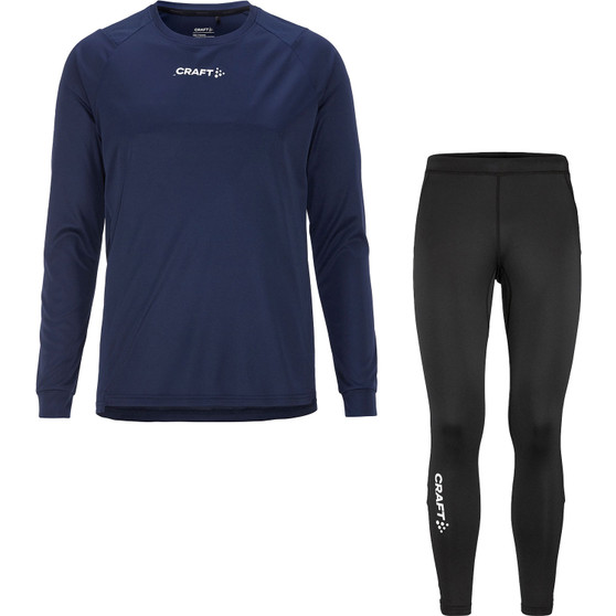 Långärmad tröja Tights Zip Set