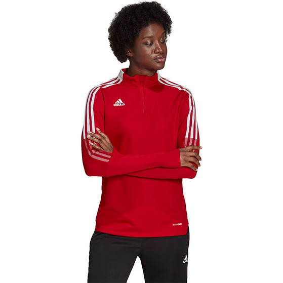 Rode adidas trainingspak dames discount