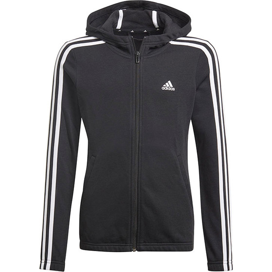 adidas 3 Stripes Full Zip Hoody Meisjes