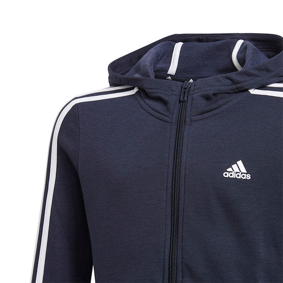 adidas 3 Stripes Full Zip Hoody Meisjes