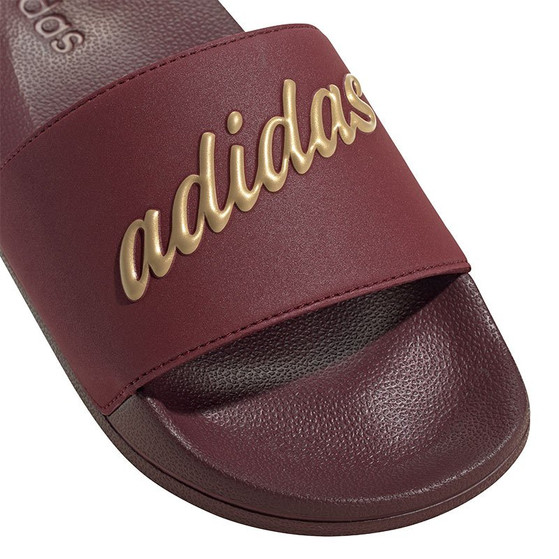 Adidas slides maroon online