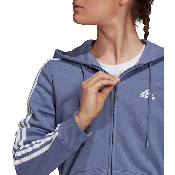 adidas 3 Stripes Full Zip Tracktop Hoody