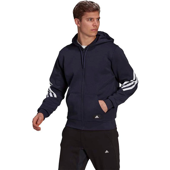 adidas 3 Stripes Tracktop Full Zip Hoody