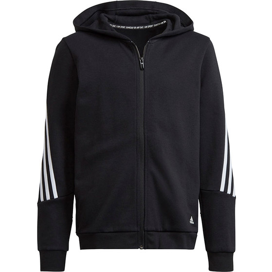 adidas 3 Stripes Full Zip Hoody Jongens