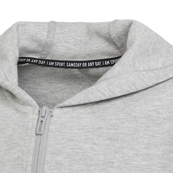 adidas 3 Stripes Full Zip Hoodie Jungen