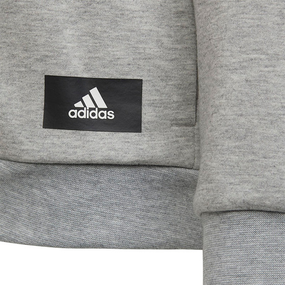 adidas 3 Stripes Full Zip Hoodie Jungen