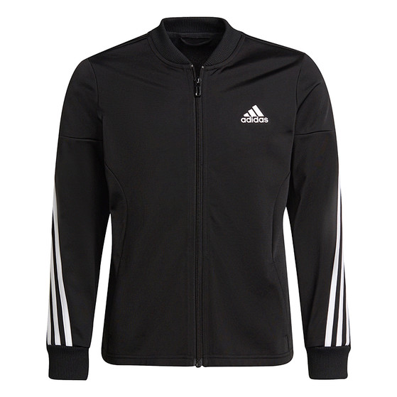 adidas 3 Stripe Tricots Poly Tracksuit Meisjes