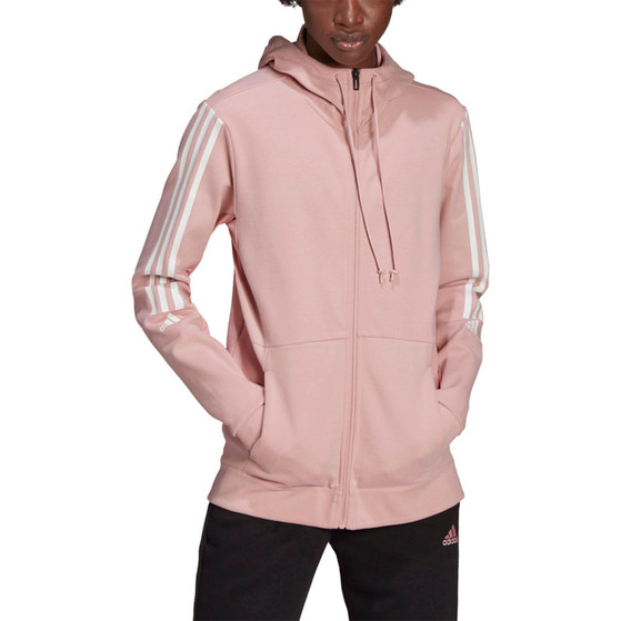 adidas Striped Full Zip Hoody