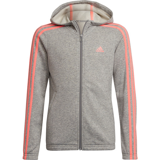 adidas 3 Stripes Full Zip Hoody Meisjes