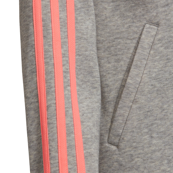 adidas 3 Stripes Full Zip Hoody Meisjes