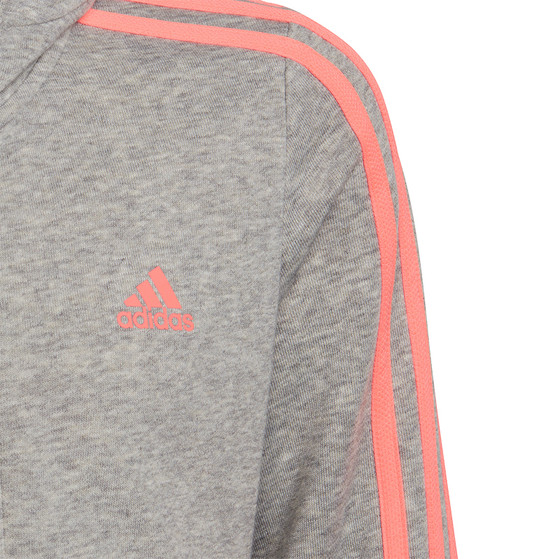 adidas 3 Stripes Full Zip Hoody Meisjes
