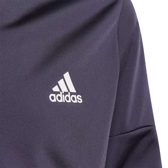 adidas 3 Stripe Tricots Poly Tracksuit Meisjes