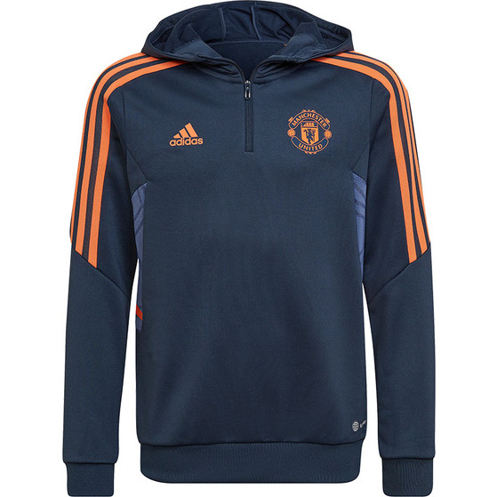 adidas Manchester United TK Hoody Tracksuit Barn
