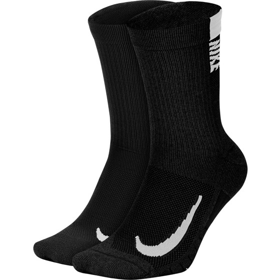 Nike Multiplier Crew Strumpor 2-pack