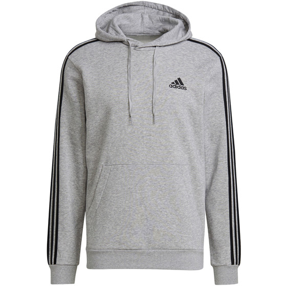 Adidas 3 stripe fleece hoodie cheap