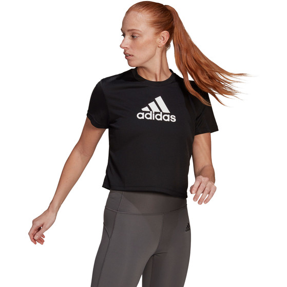 adidas Crop Logo Sport Shirt Women
