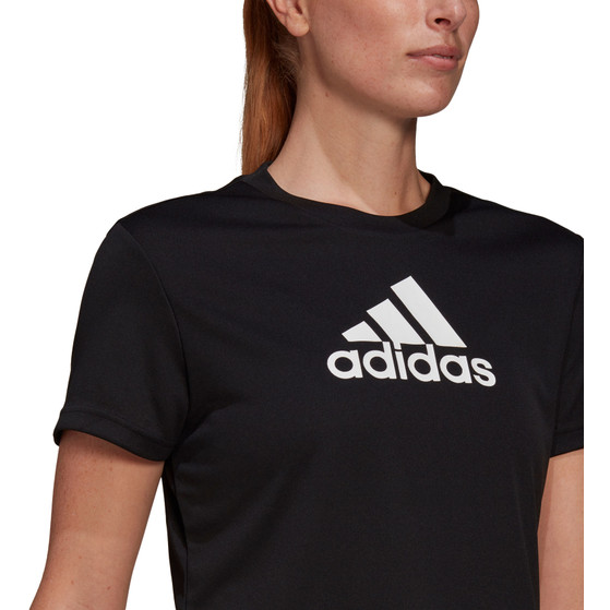 adidas Crop Logo Sport Shirt Damen Handballshop