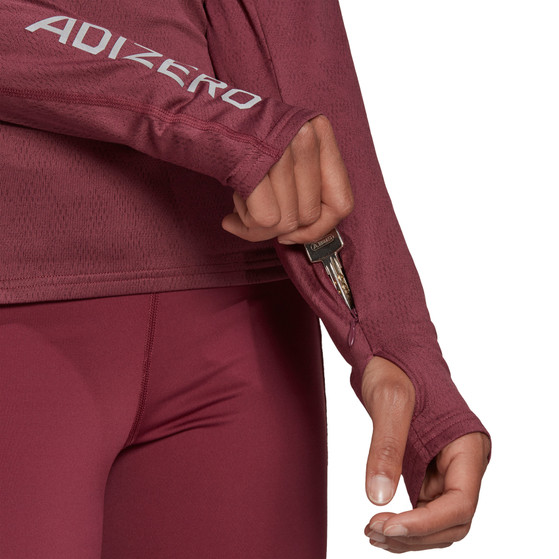 adidas Adizero Half-Zip Shirt Herren