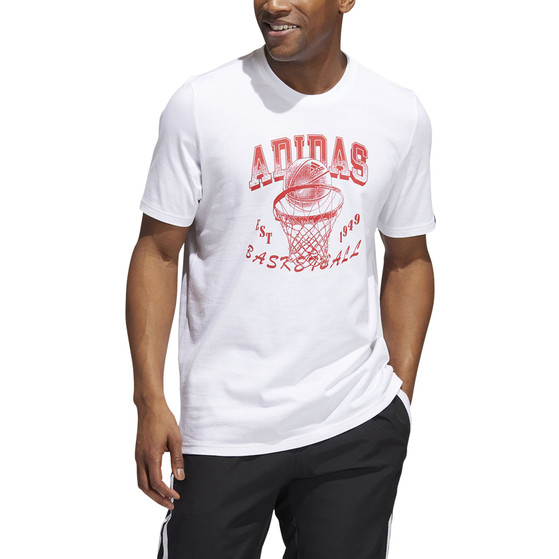 adidas aWorld Hoops Tee Men