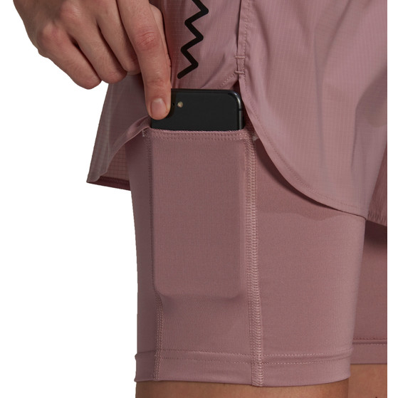 adidas Fast Running 2in1 Short Damen