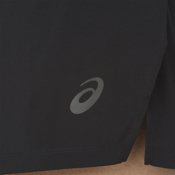 Asics silver split shorts deals