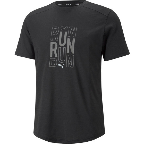 PUMA Run Logo SS Shirt Herren