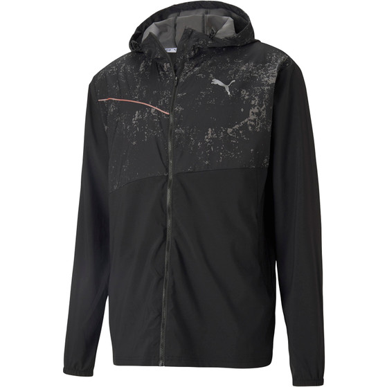 PUMA Run Graphic Hooded Jacke Herren