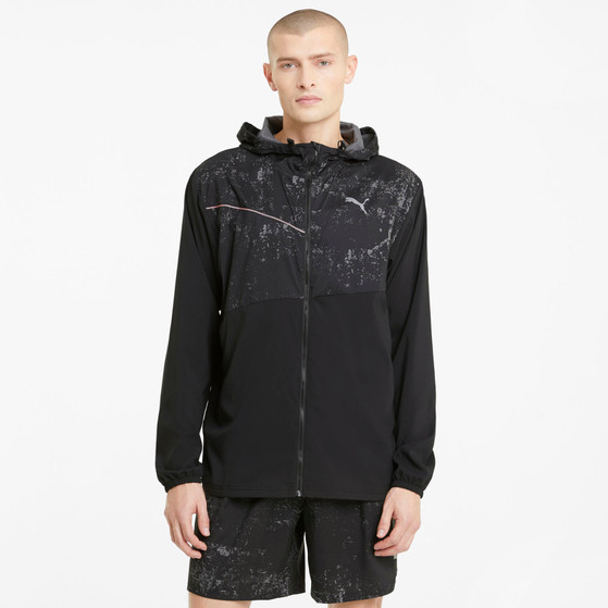 PUMA Run Graphic Hooded Jacke Herren
