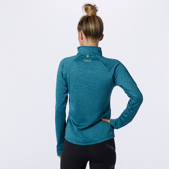 New Balance Heat Half Zip LS Damen