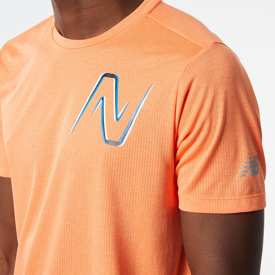 New Balance Graphic Impact Run SS Men