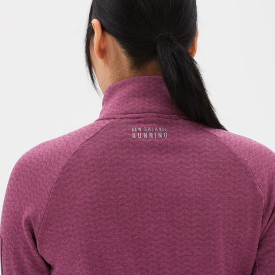 NEW BALANCE HEAT HALF ZIP Longsleeve DAMEN