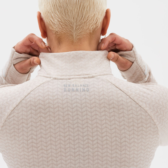 NEW BALANCE HEAT HALF ZIP Longsleeve DAMEN