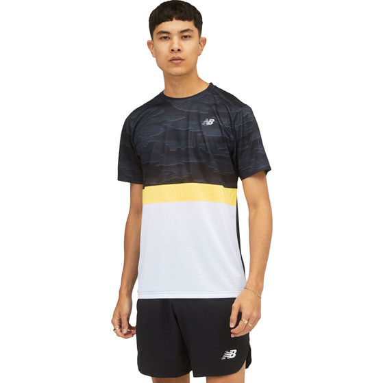 New Balance Striped Accelerate T-Shirt Men