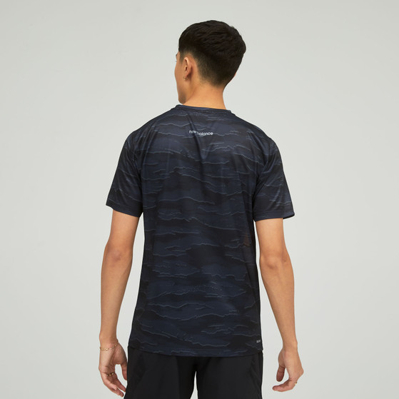 New Balance Striped Accelerate T-Shirt Men