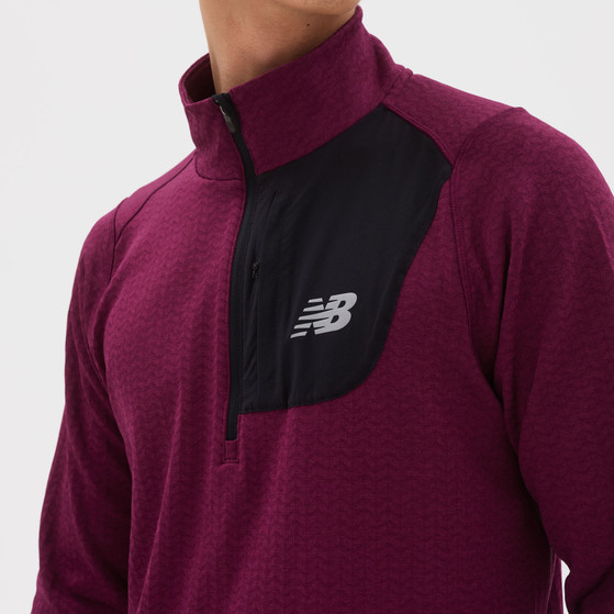 NEW BALANCE HEAT HALF ZIP Longsleeve Herren