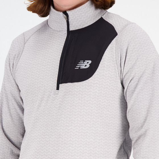 NEW BALANCE HEAT HALF ZIP Longsleeve Herren