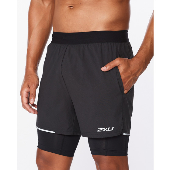 2XU Aero 2-in-1 5 Inch Short Men