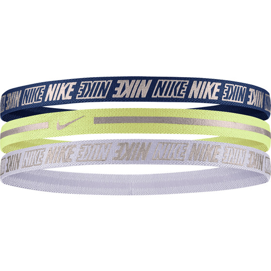 Nike Metallic Haarbänder 3er Pack